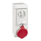 SCHNEIDER ELECTRIC - SNR83146 Unika interlocked socket - 32 A - 3P + E