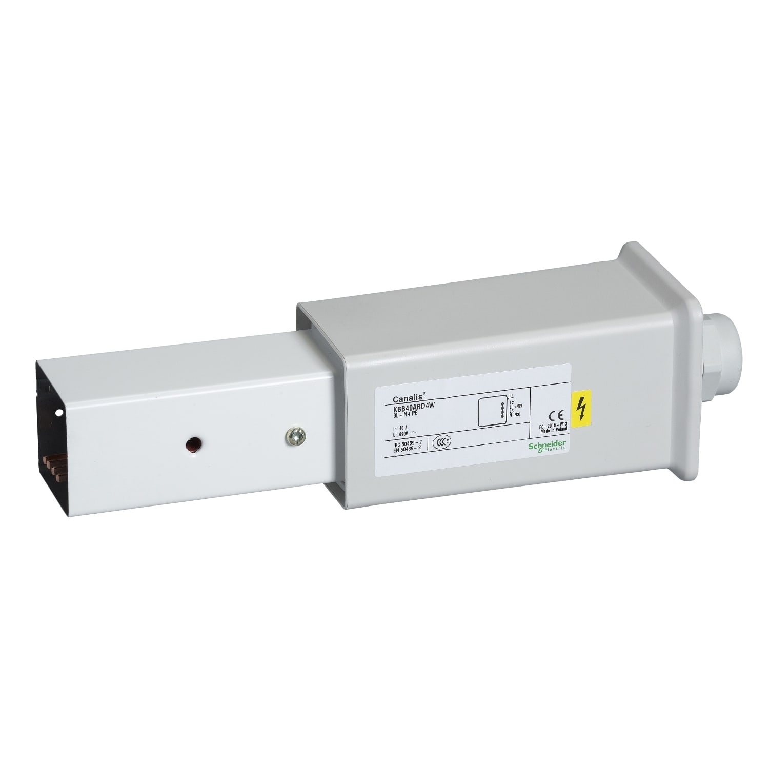SCHNEIDER ELECTRIC - SNRKBB40ABD4W ALIM DX 25/40A 4P RAL9003