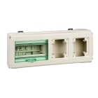 SCHNEIDER ELECTRIC - SNRKNB32CP SPINA DER 32A PER 2 PRESE + 8MOD