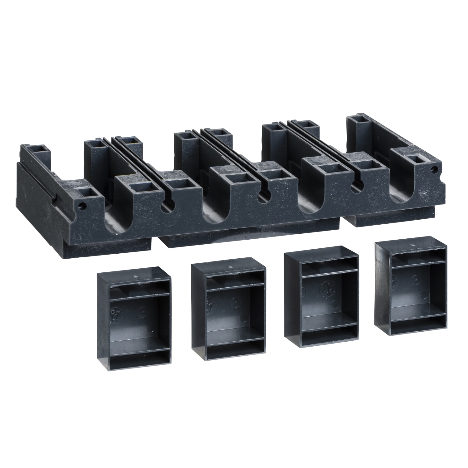 SCHNEIDER ELECTRIC - SNRLV432585 Adattatore per base plug-in - 4 poli - Per NSX400..630