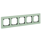 SCHNEIDER ELECTRIC - SNRMTN404504 CORNICE M-ELEGANCE QUINT.VETRO VERDE