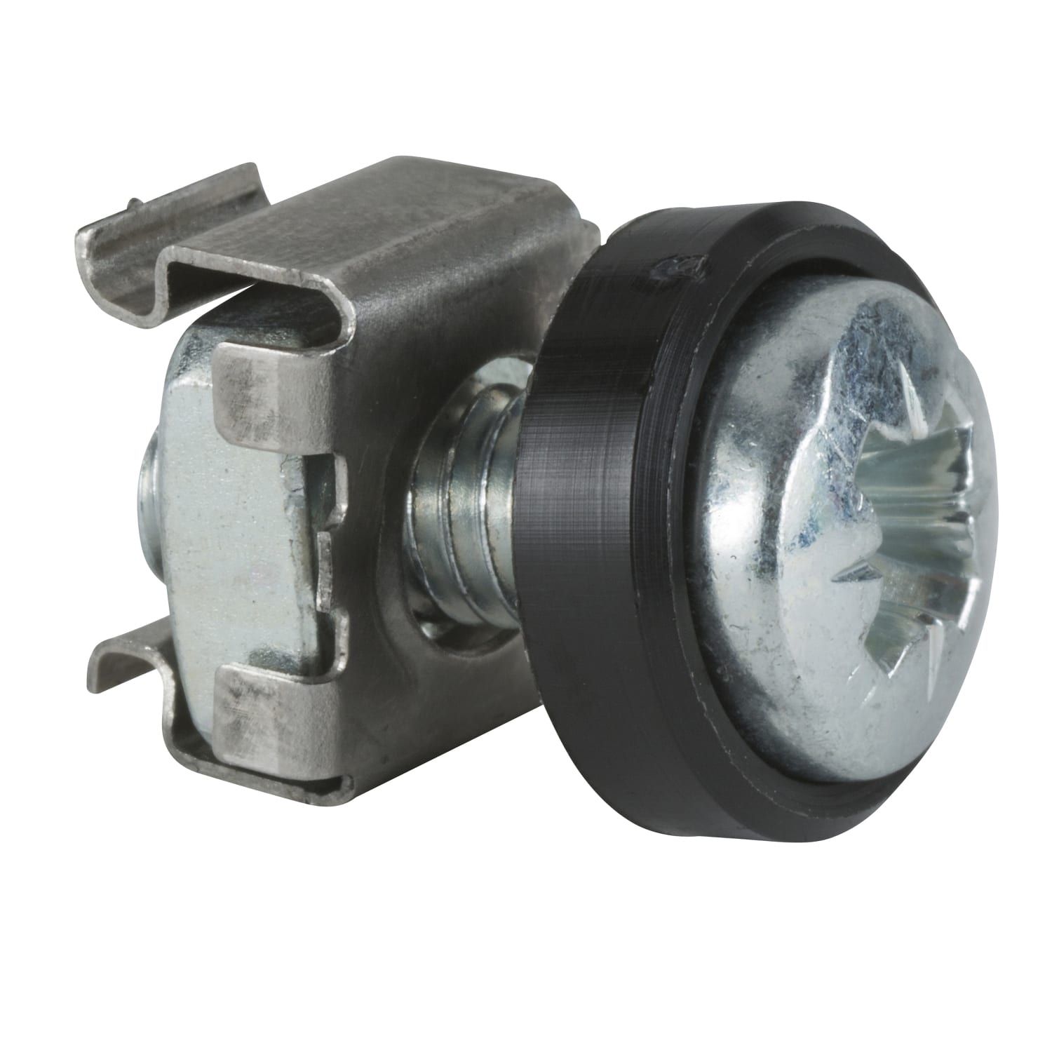 SCHNEIDER ELECTRIC - SNRNSYGFR95M65 Set di 50 viti M6 con rondelle e dadi a gabbia per 9,5 mm