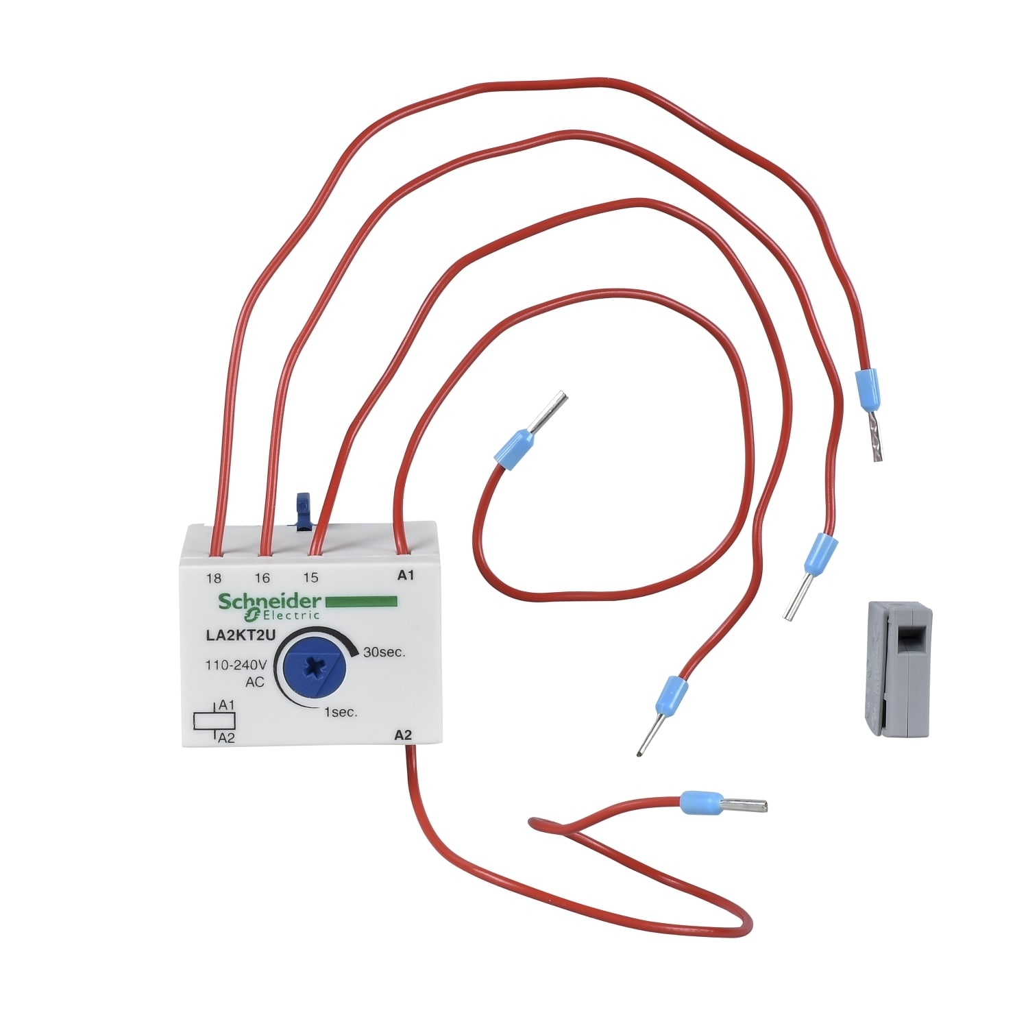 SCHNEIDER ELECTRIC - SNRLA2KT2U Blocco contatti ausiliari TeSys - 1 NO + 1 NC - Precablato