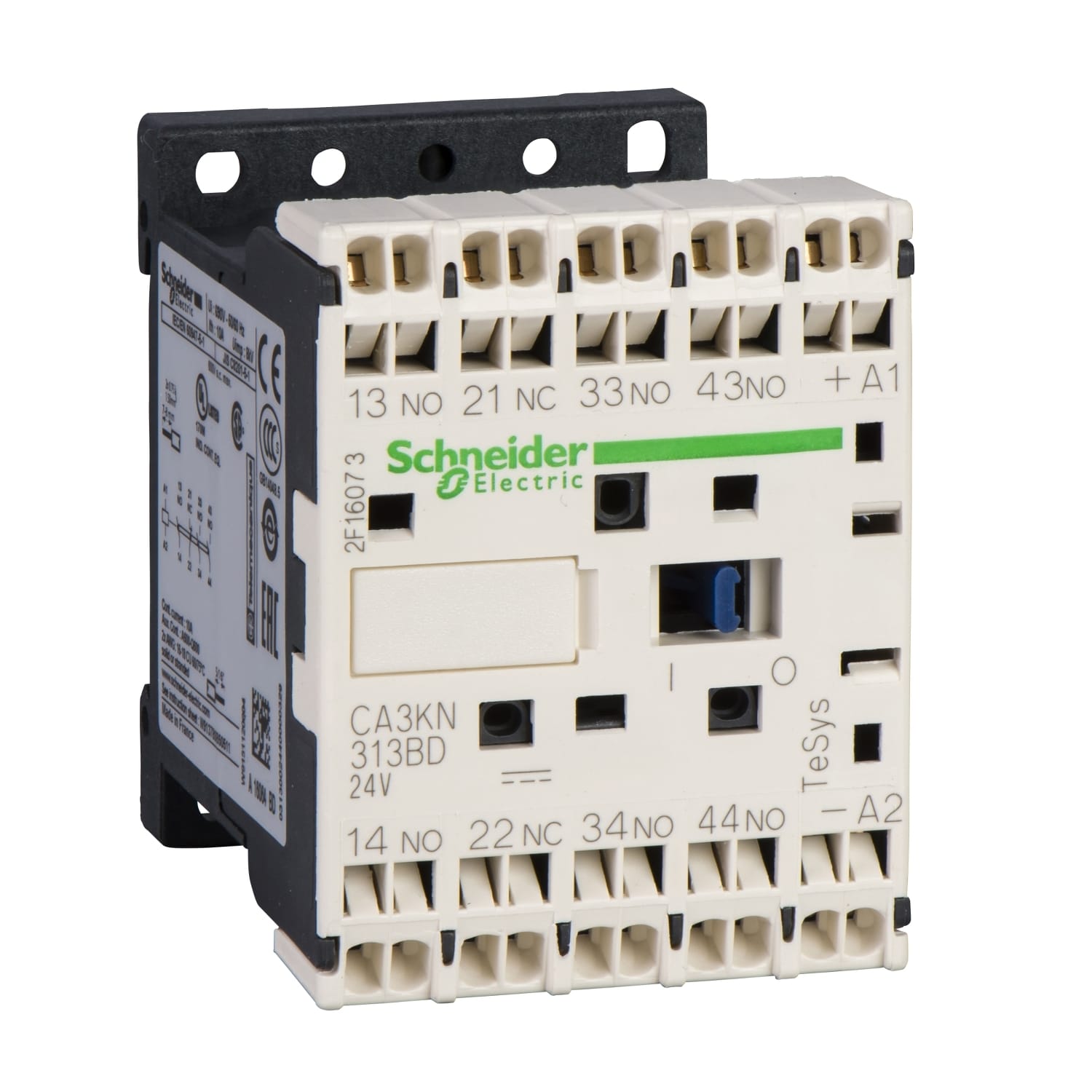 SCHNEIDER ELECTRIC - SNRCA2KN223F7 Contattore ausiliario TeSys CA2K - 2 NO + 2 NC - - 10 A - 110 V CA