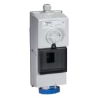 SCHNEIDER ELECTRIC - SNR82766 Presa da parete interbloccata /vano DIN Isoblock IP65 32A 220V 2P+T