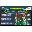 WATT SRL - WTAOPT/ODI-PV3-GRA VISUAL. ORA E DATA PARTE ALTA DISPLAY