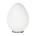 ROSSINI - RSSP.10330-50 LAMPADA DA TAVOLO CROMO/VETRO BIANCO SATINATO E27 IP20