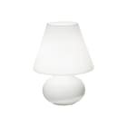ROSSINI - RSSP.10850-20 LAMPADA DA TAVOLO IN VETRO BIANCO SATINATO E14 IP20 20CM