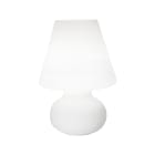 ROSSINI - RSSP.10850-40 LAMPADA DA TAVOLO IN VETRO BIANCO SATINA