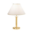 ROSSINI - RSSP.3061-35 LAMPADA DA TAVOLO OTTONE ORO LUCIDO/PARALUME AVORIO E27 IP20