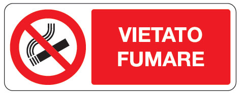 OCMEI SRL - OCMP002-820-A CART.350X125MM VIETATO FUMARE