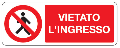 OCMEI SRL - OCMP004-705-AD ETIC.ADES.350X125MM VIETATO L ING