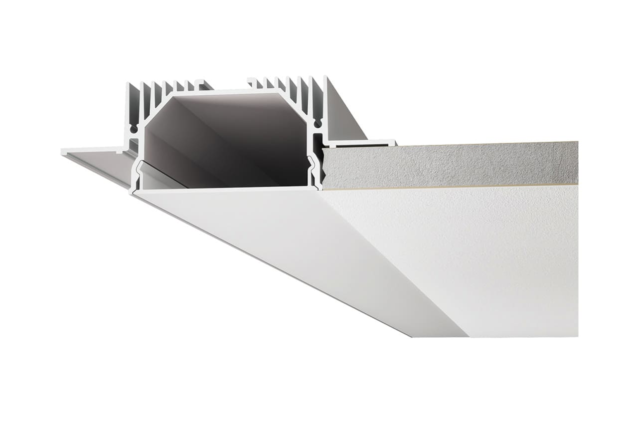 BELFIORE SRL - NVTP004C-00 Profili in ALUMITE con sistema di incasso rapido abbinabile a strip LED 9010.