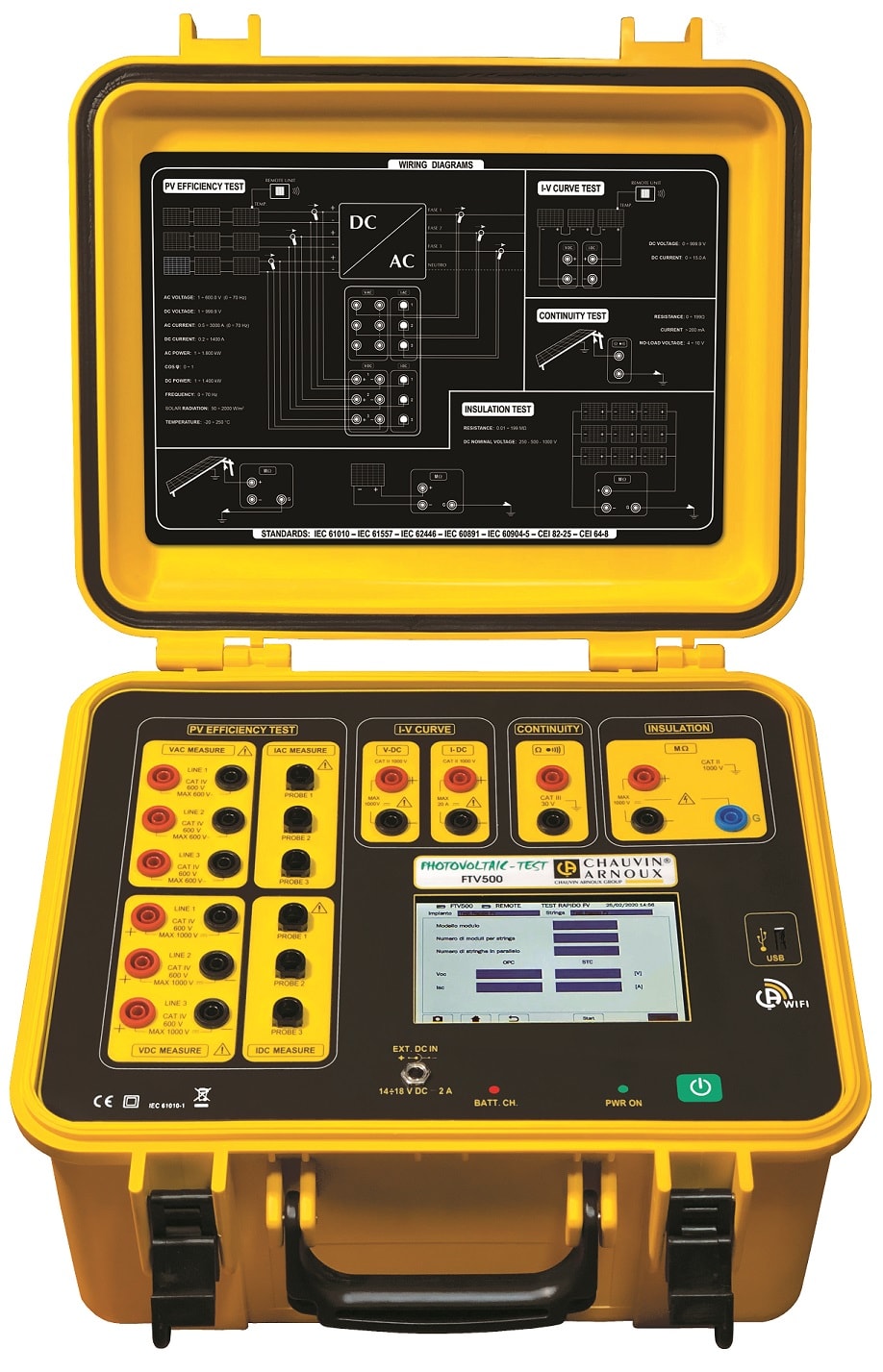 A.M.R.A. SPA - AMRP01129600 CHAUVIN ARNOUX PHOTOVOLTAIC-TEST FTV500