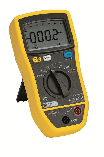 A.M.R.A. SPA - AMRP01196731 CHAUVIN ARNOUX CA 5231 MULTIMETRO DIGITA