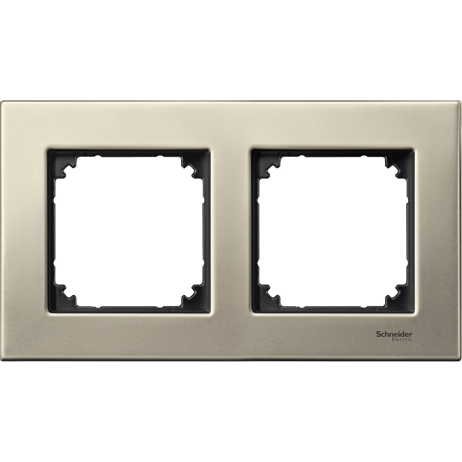 SCHNEIDER ELECTRIC - SNRMTN403205 CORNICE M-ELEGANCE DOPP.MET. TITANIO