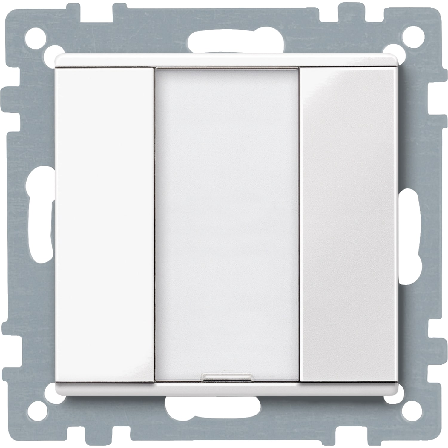 SCHNEIDER ELECTRIC - SNRMTN617119 Pulsantiera multifunzione singola plus, bianco polare, SystemM
