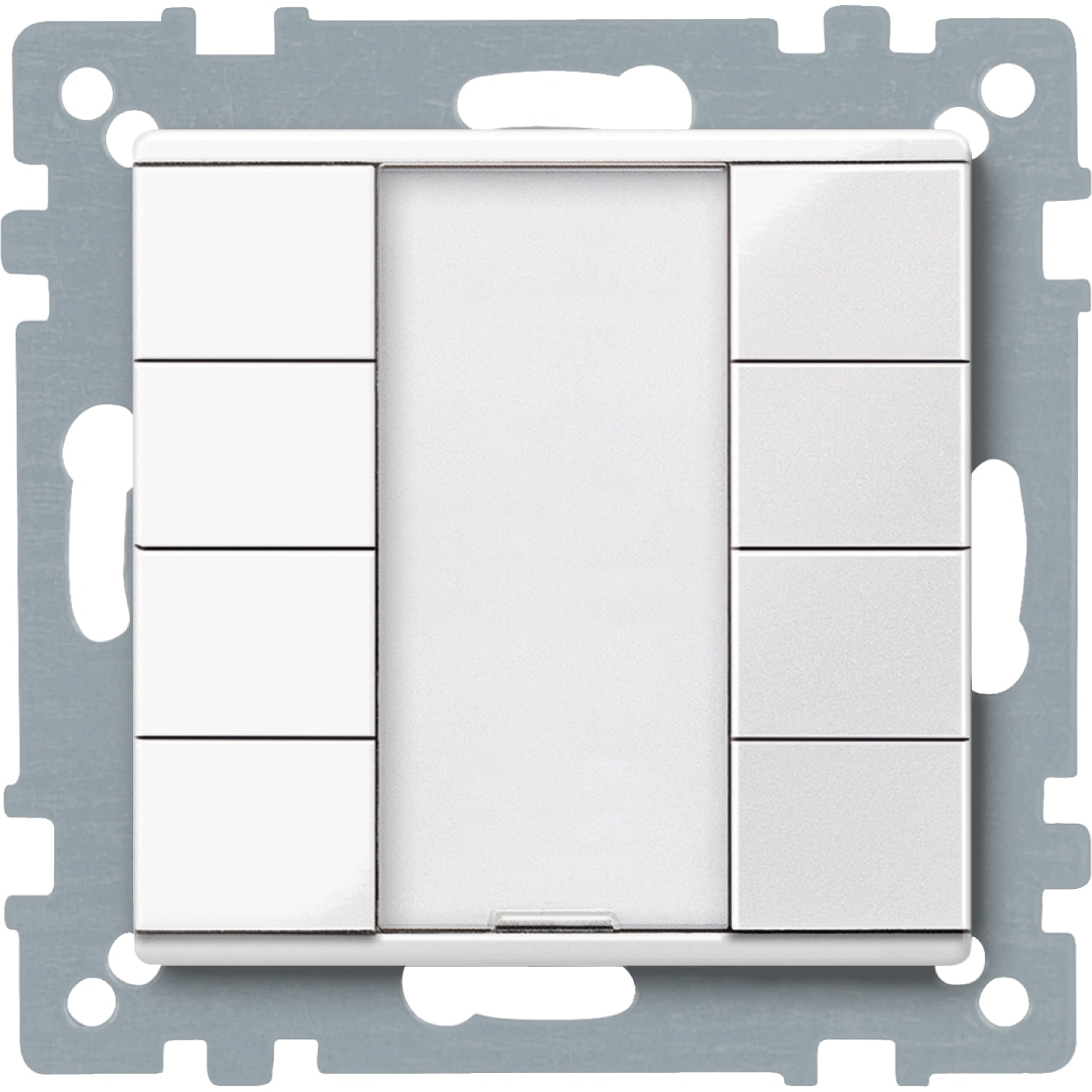 SCHNEIDER ELECTRIC - SNRMTN617419 Pulsantiera multifunzione quadrupla plus, bianco polare, SystemM