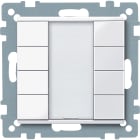 SCHNEIDER ELECTRIC - SNRMTN617425 Pulsantiera multifunzione quadrupla plus, bianco attivo, SystemM
