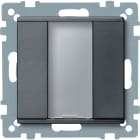 SCHNEIDER ELECTRIC - SNRMTN627514 Pulsantiera multifunzione singola plus, antracite, SystemM