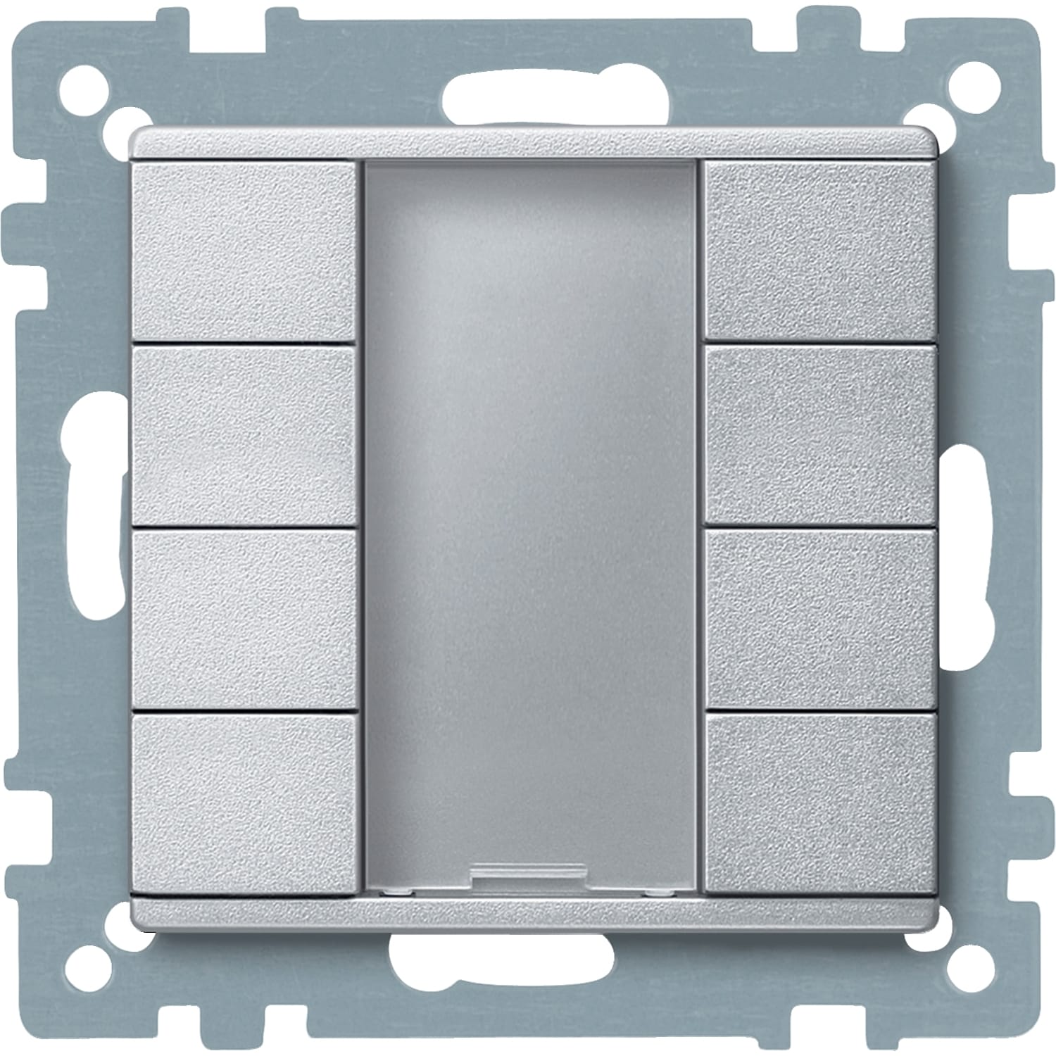SCHNEIDER ELECTRIC - SNRMTN627860 Pulsantiera multifunzione quadrupla plus, alluminio, SystemM