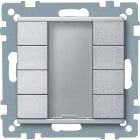 SCHNEIDER ELECTRIC - SNRMTN627860 Pulsantiera multifunzione quadrupla plus, alluminio, SystemM