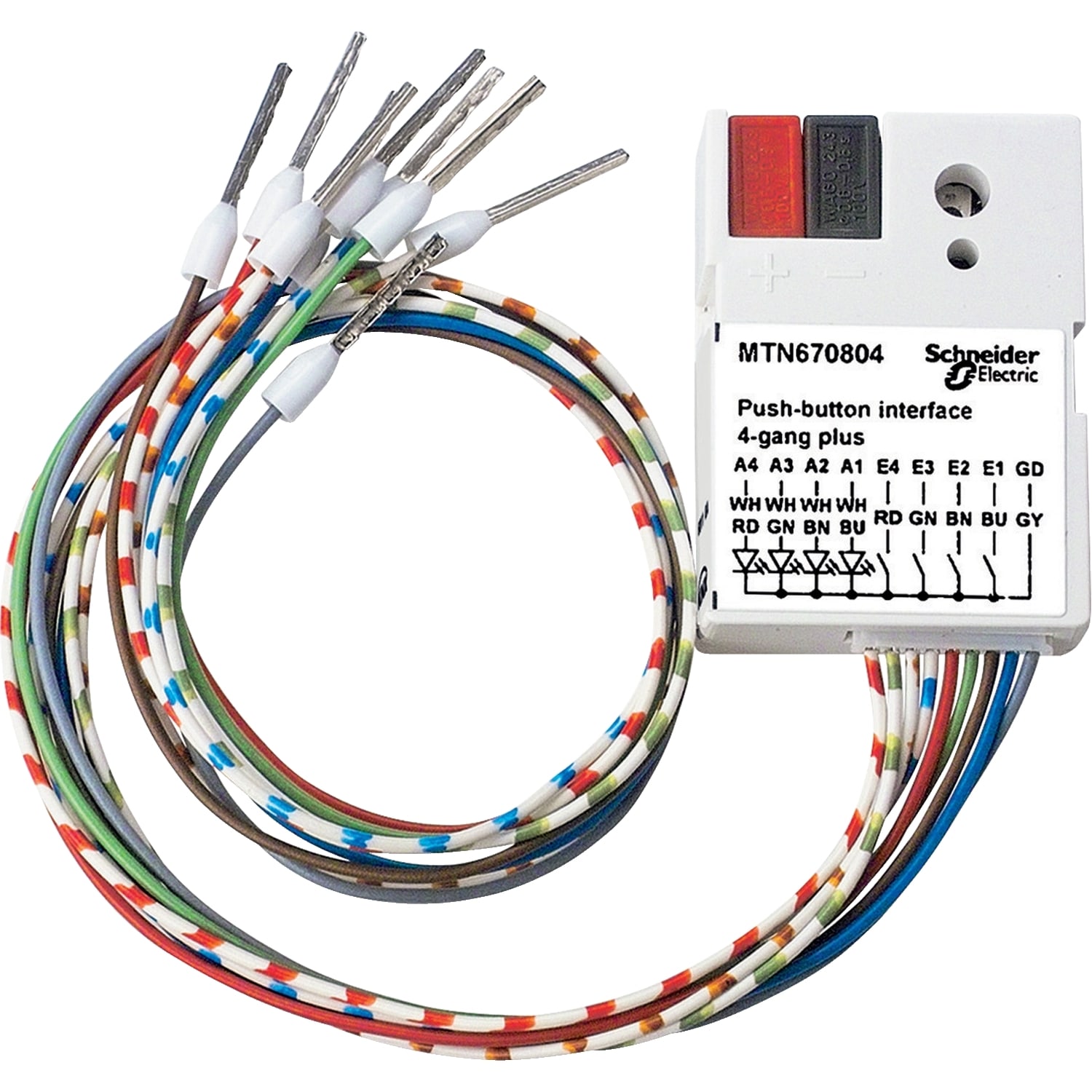 SCHNEIDER ELECTRIC - SNRMTN670804 Interfaccia pulsanti convenzionali 4 canali
