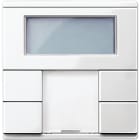 SCHNEIDER ELECTRIC - SNRMTN6212-0319 Pulsantiera multifunzione doppia con unità controllo T ambiente bianco polare SM