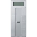 SCHNEIDER ELECTRIC - SNRMTN6214-0460 Pulsantiera multifunzione quadrupla con unità controllo T ambiente alluminio SM