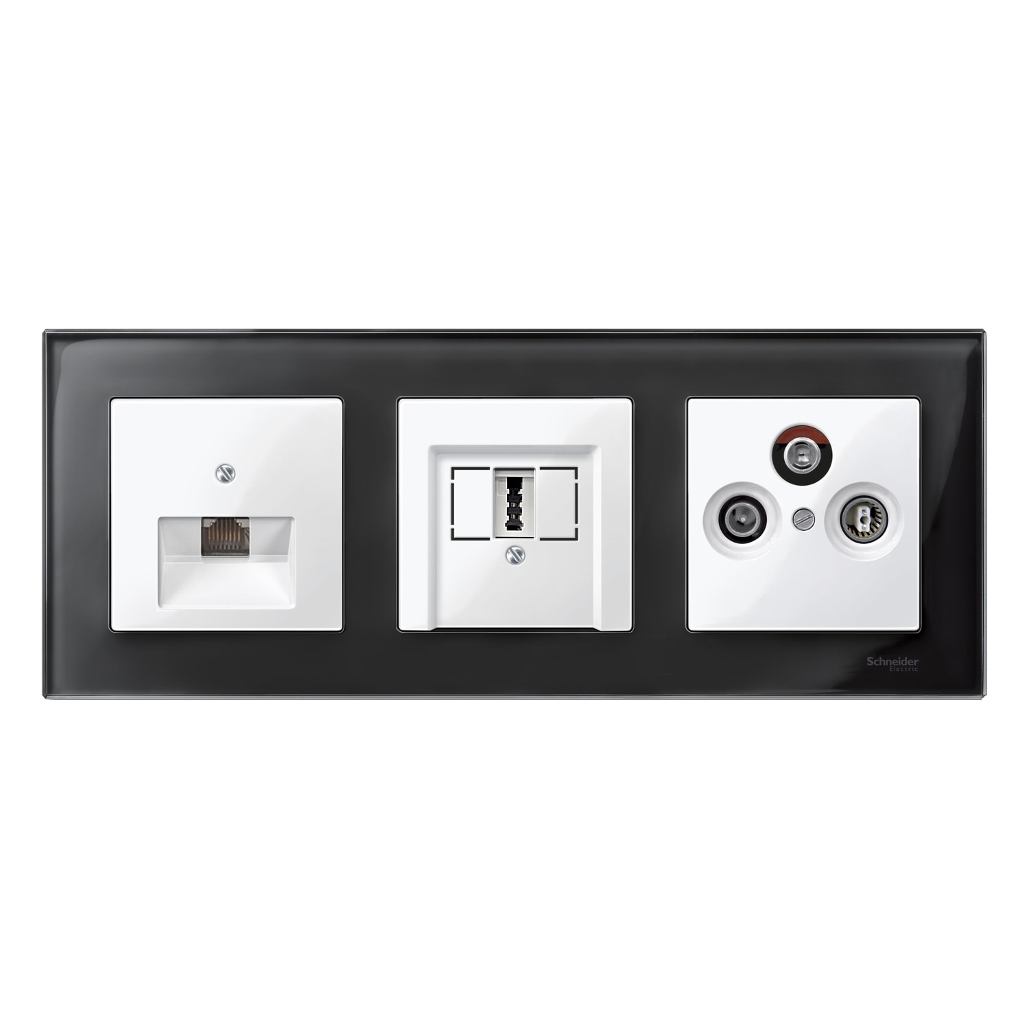 SCHNEIDER ELECTRIC - SNRMTN296219 Piastr.centr.mod.UAE sing.bianco