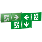 SCHNEIDER ELECTRIC - SNROVA53158 Schermo segnalazione con 3 pittogrammi destra/sinistra/ basso, Exiway Smartled, 24m, Accessorio di Segnalazione