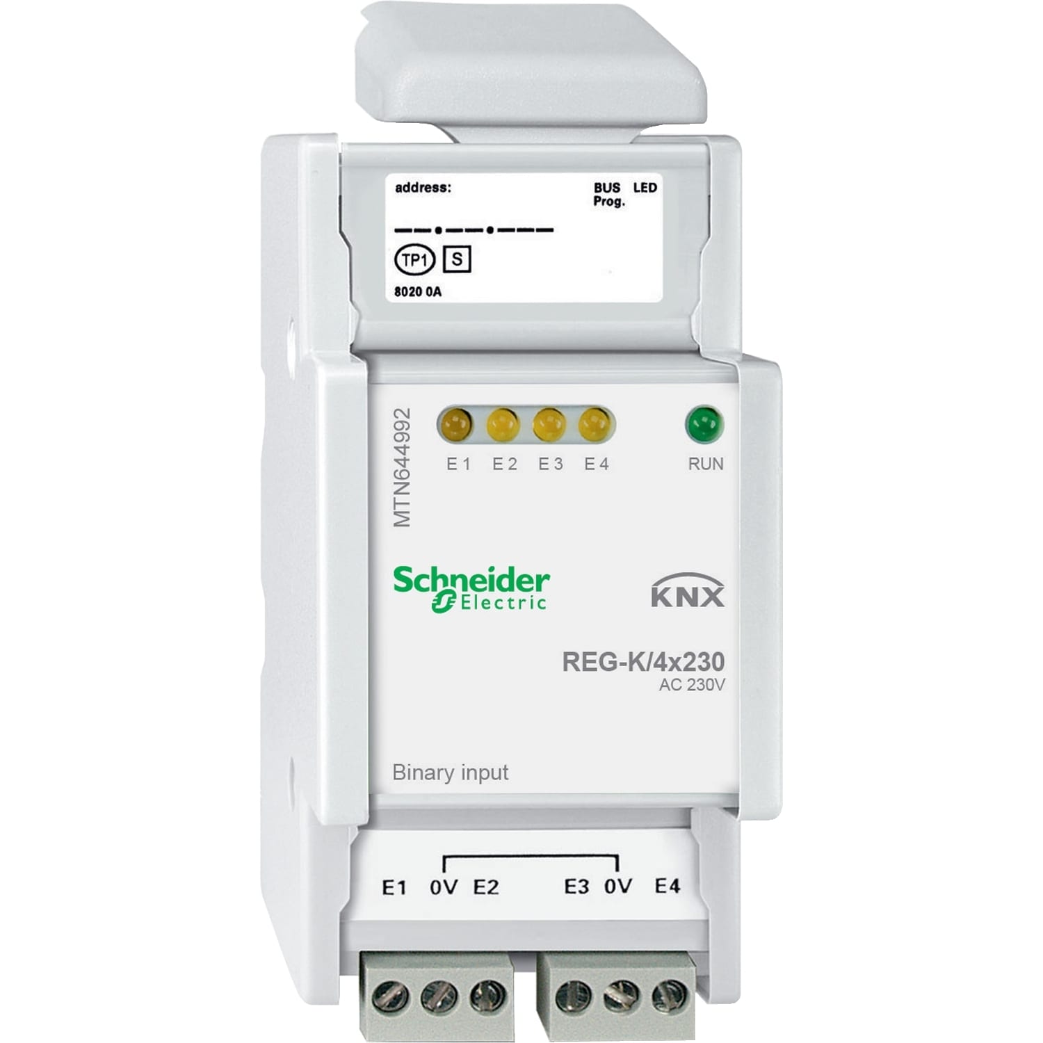 SCHNEIDER ELECTRIC - SNRMTN644992 INGRESSO BINARIO REG-K/4X230
