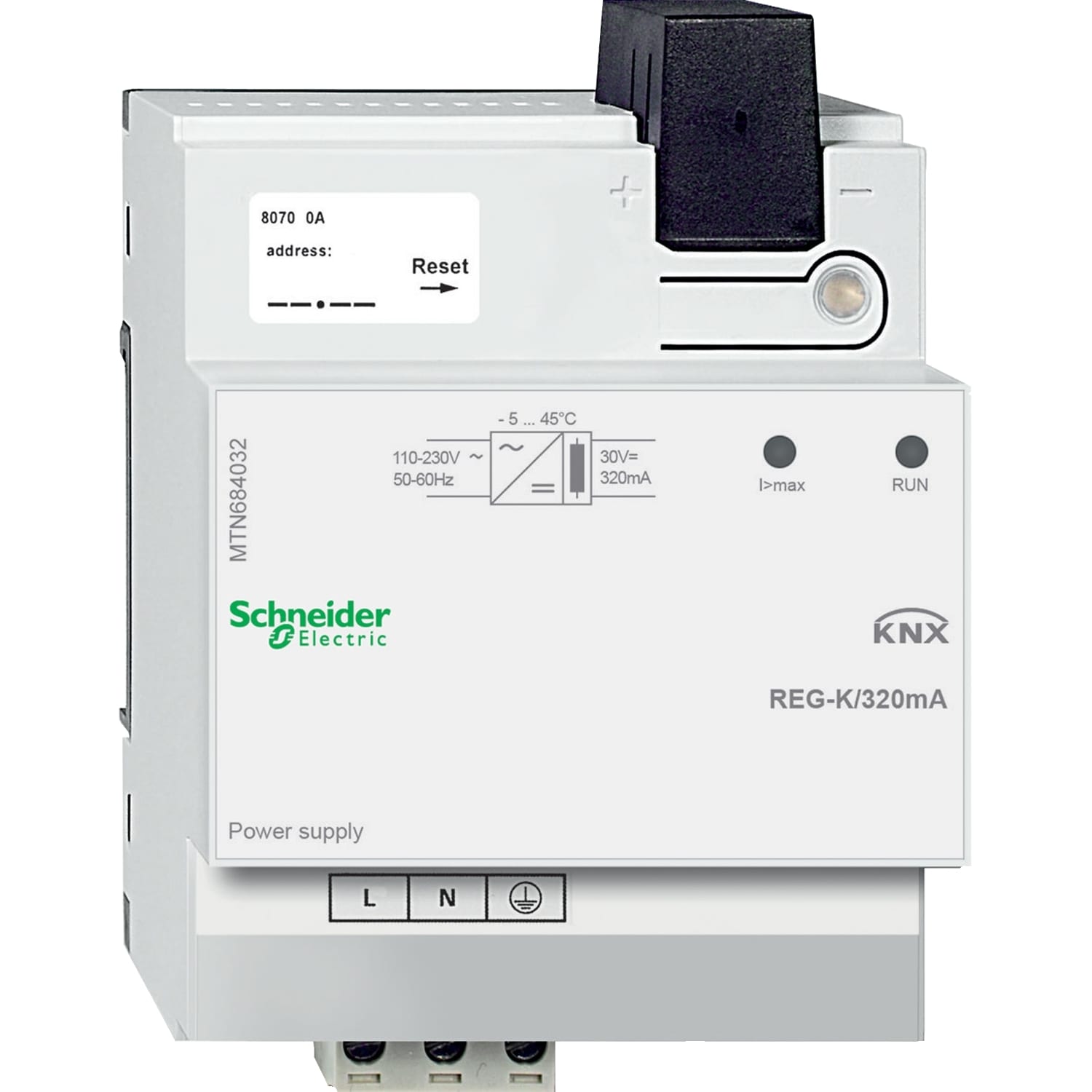 SCHNEIDER ELECTRIC - SNRMTN684032 ALIMENTATORE KNX REG-K/320 MA