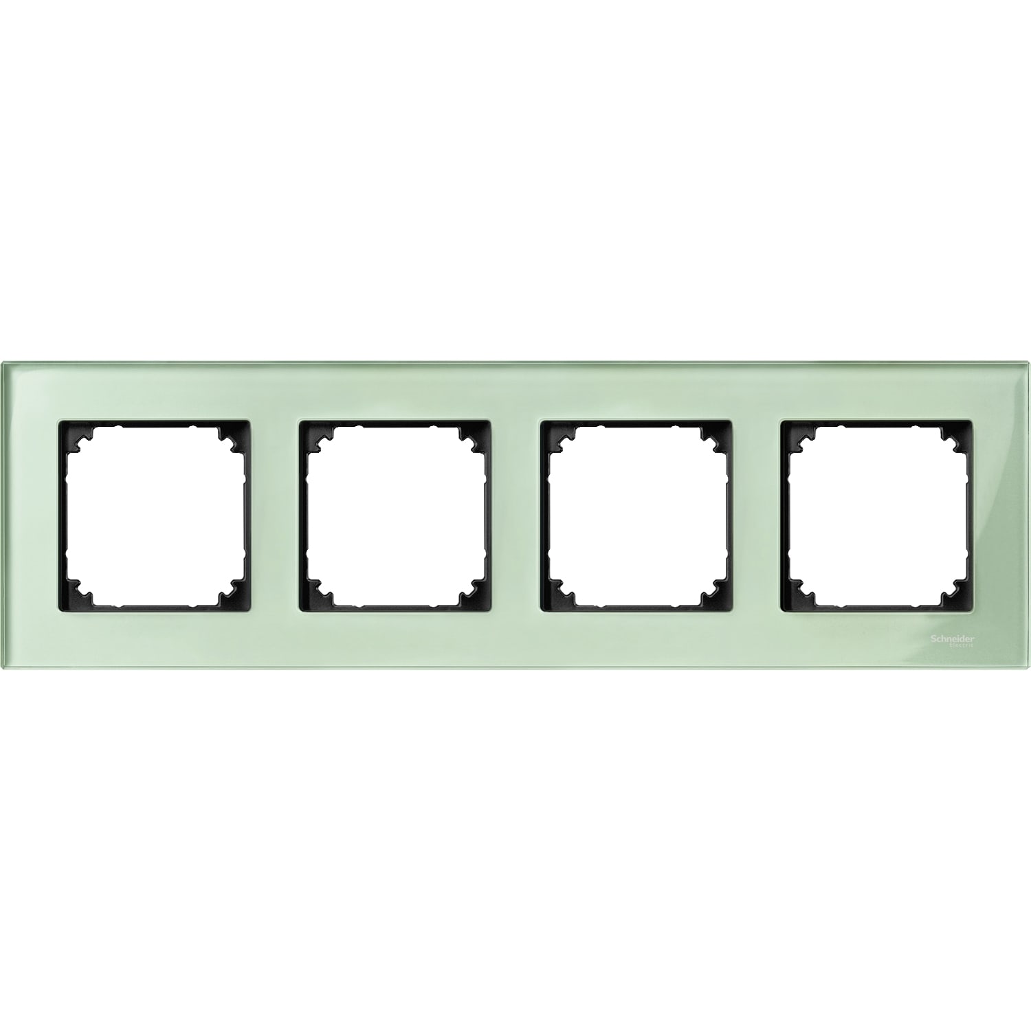 SCHNEIDER ELECTRIC - SNRMTN404404 CORNICE M-ELEGANCE QUAD.VETRO VERDE