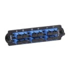 SCHNEIDER ELECTRIC - SNRACTFM1UF2SC6PSM Piastra con 6 bussole SC duplex colore blu per fibre monomodali OS1/OS2