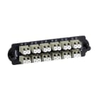 SCHNEIDER ELECTRIC - SNRACTFM1UF2LC12PM PIASTRA 12 BUSS LC DPX MM