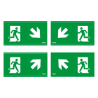 SCHNEIDER ELECTRIC - SNROVA53183 Exiway Smartbeam Incasso, 4 pittogrammi 45 gradi, 20m, accessorio
