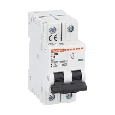 LOVATO - LOVP1MB2PC08 INTERRUTTORE MAGNETOTERMICO 2P C 8A 10KA