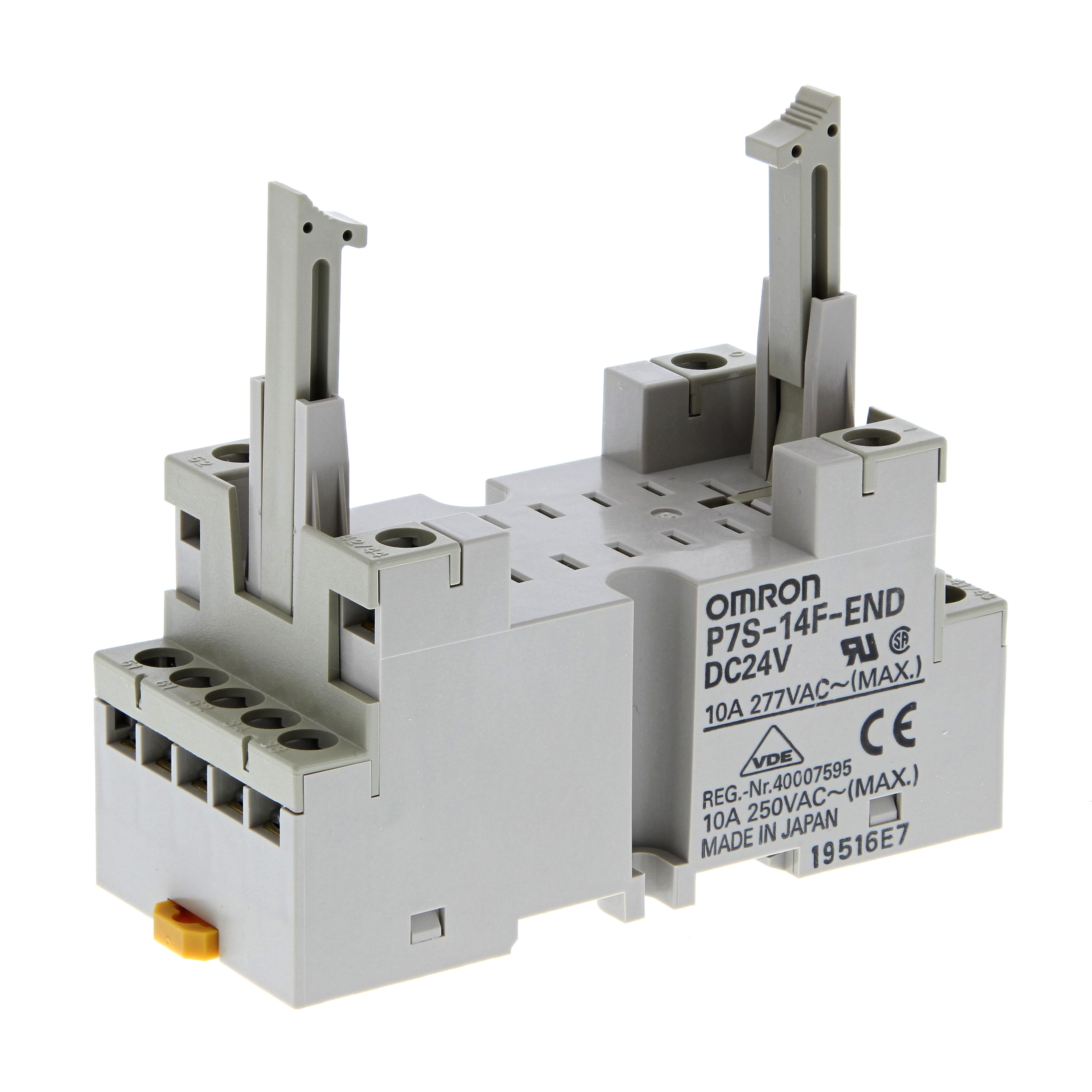 OMRON - OMRP7S14FENDDC24 Acc.G7S, zoccolo guida DIN