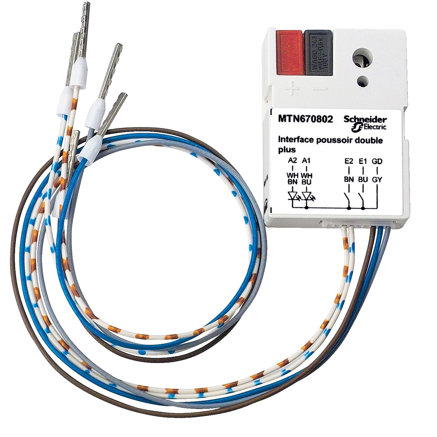 SCHNEIDER ELECTRIC - SNRMTN670802 Interfaccia pulsanti convenzionali 2 canali