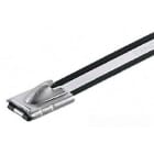 PANDUIT - PANMLTC4H-LP316 FASCETTA IN ACCIAIO INOX RIVESTITA IN NY
