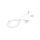 PANZERI CARLO - PAZXM2038-46-5 GIANO: ROSONE CAVO 5 POLI BIANCO