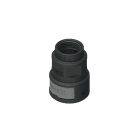 EURO 2000 SPA - UROP71332 RACCORDO FF PA66 NW 29 M32*1,5 NERO