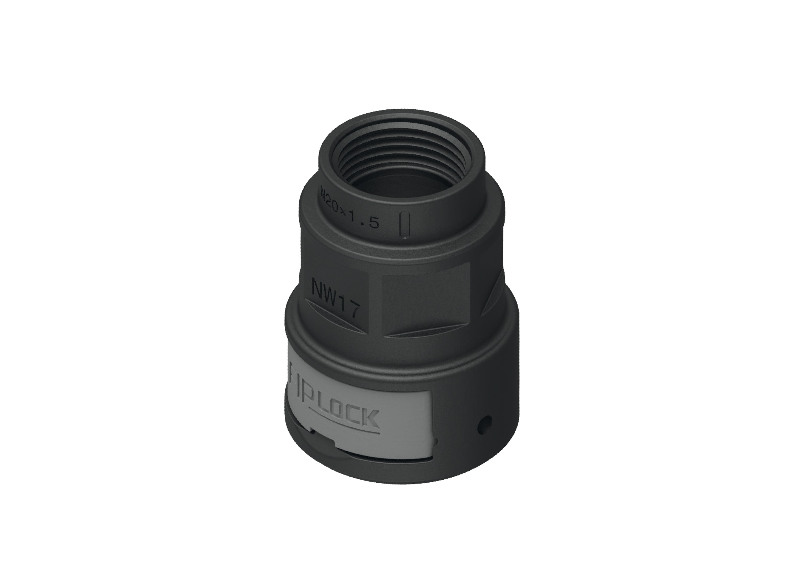 EURO 2000 SPA - UROP71332 RACCORDO FF PA66 NW 29 M32 NERO