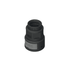 EURO 2000 SPA - UROP71332 RACCORDO FF PA66 NW 29 M32 NERO