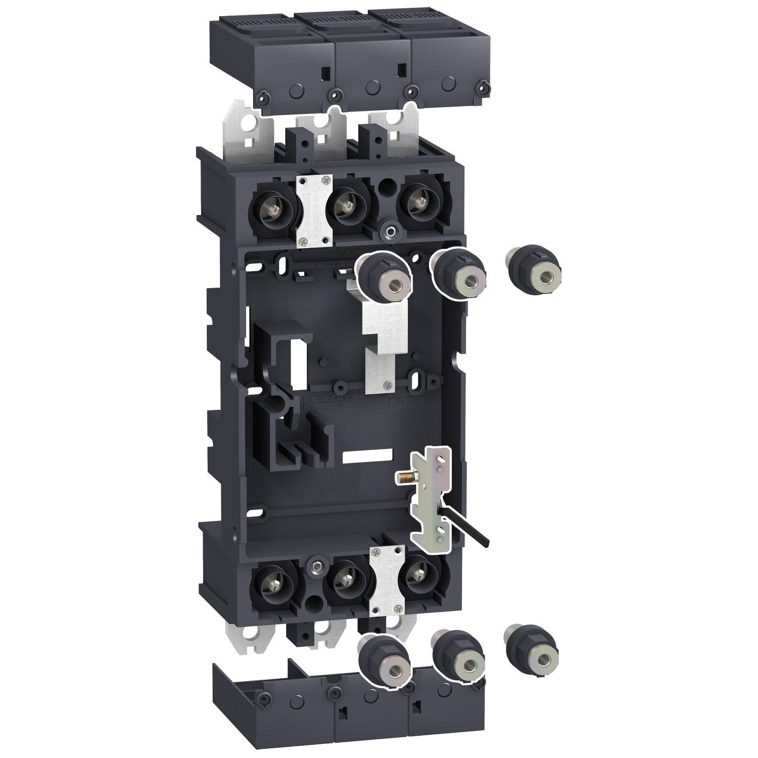 SCHNEIDER ELECTRIC - SNRLV432538 Kit con base plug-in - 3 poli - Per NSX400..630