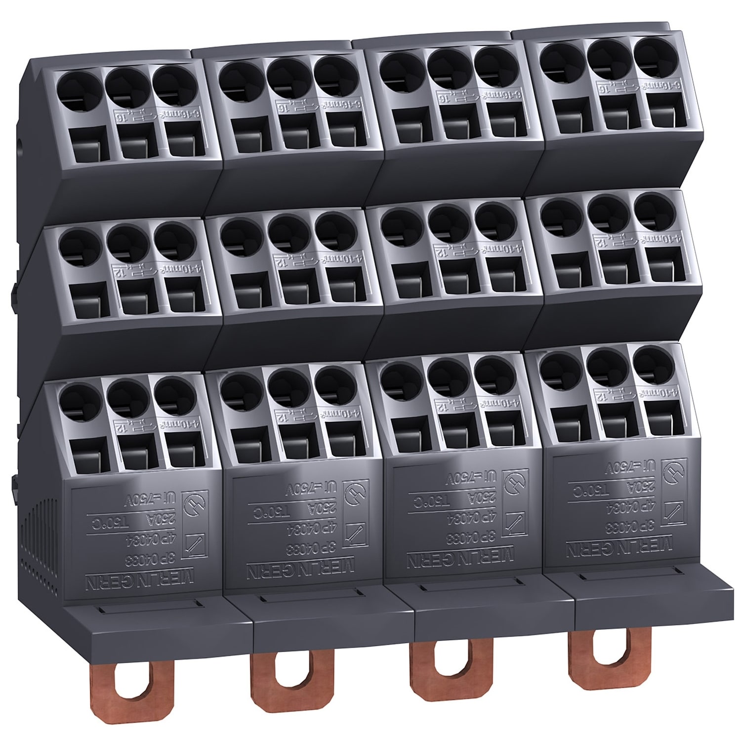 SCHNEIDER ELECTRIC - SNRLVS04034 POLYBLOC 250A 4P