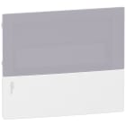 SCHNEIDER ELECTRIC - SNRMIP30112T Fronte Resi9 MP incasso 12 moduli bianco porta traslucida