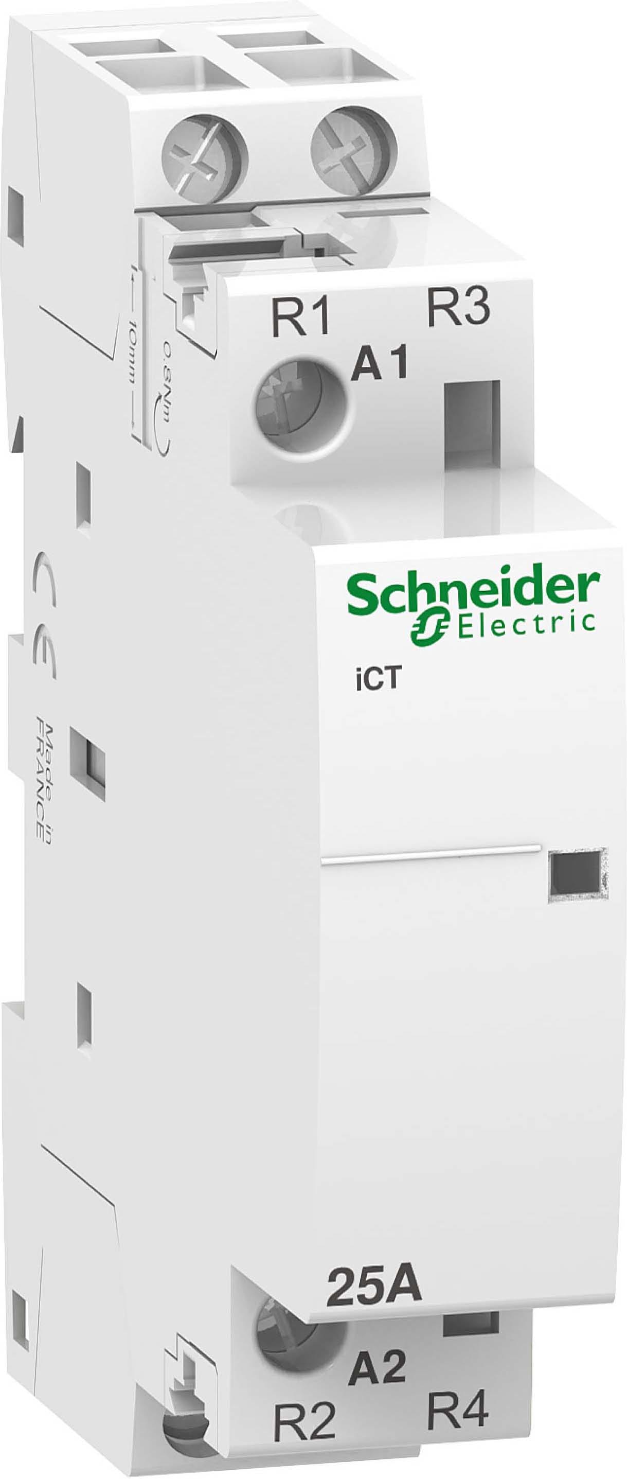 SCHNEIDER ELECTRIC - SNRA9C20736 Contattore iCT 2NC 25A comando 230÷240Vca