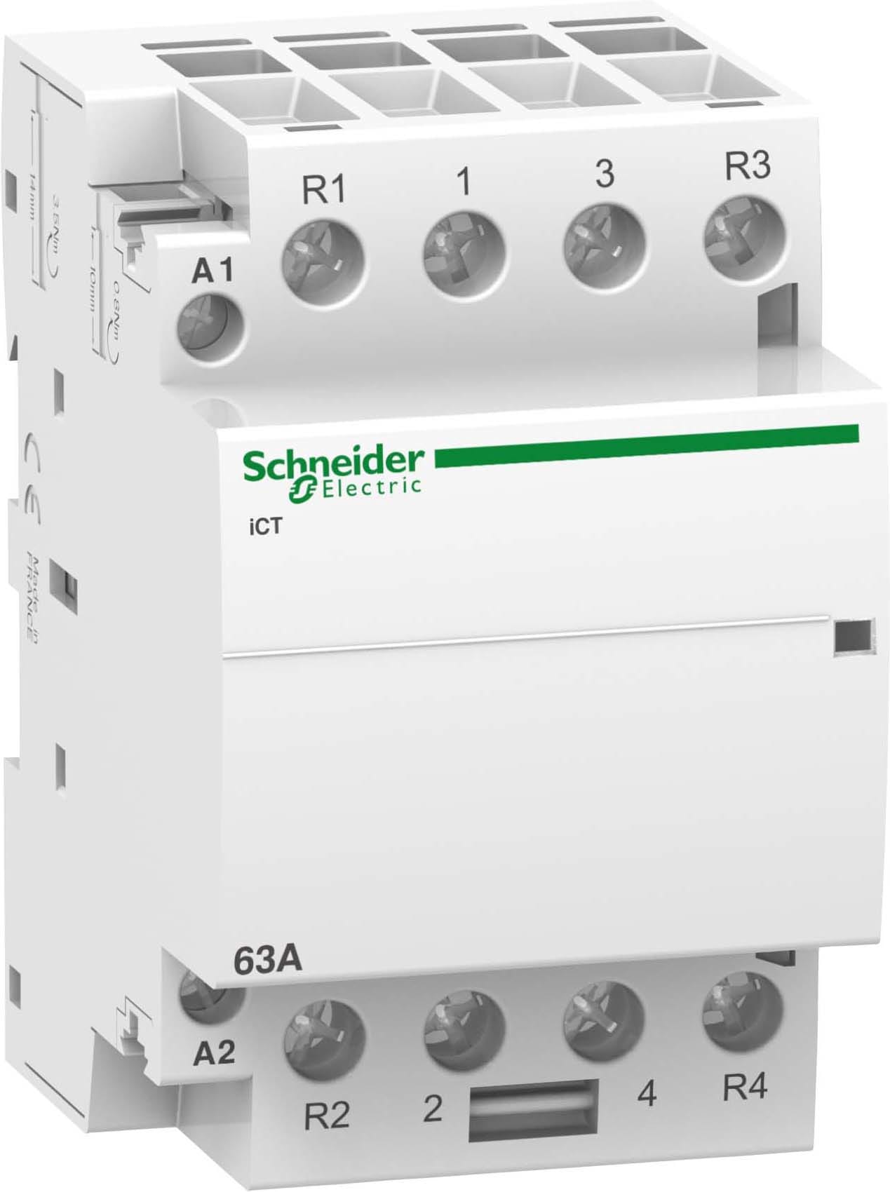 SCHNEIDER ELECTRIC - SNRA9C20868 ICT 2NA+2NC 63A COMANDO 230-240VCA